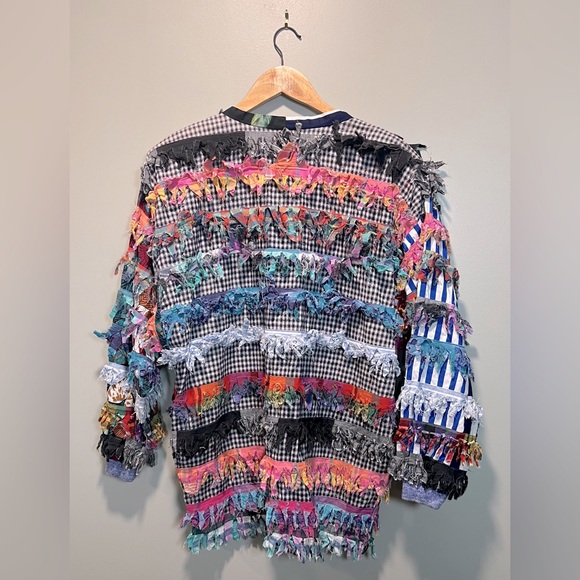 Paula Sweet Muslin Mink Multicolor Fringe Cardigan
Size Small - Picture 6 of 6